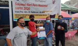 Pandemi Covid19 Irjen Fakhrizal Peduli Wartawan dan Masyarakat Sumbar
