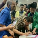 Tolak HIP, Aliansi BEM-SB Datangi DPRD Sumbar
