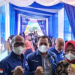 Masyarakat Antusias Ikut Hari Pertama Serbuan Vaksin Demokrat