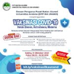 Masyarakat Antusias Ikuti Vaksinasi DPP IKA Unand