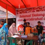 Hj. Nevi Zuairina Kunjungi Posko Mudik PKS, Di Kabupaten Pasaman
