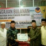 Pengajian Bulanan Partai NasDem Kota Padang : Karakter Politikus Dambaan Umat