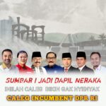 Sumbar I Jadi Dapil Neraka Pada Pemilu 2024, Inilah Caleg  Bikin Gak Nyenyak Caleg Incumbent DPR RI