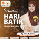 Menanggapi Hari Batik Nasional 2023, Nevi Zuairina : Memperingati Warisan Budaya Indonesia yang Tak Tergantikan