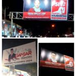 ‘Yo Bagak’ Caleg PSI ini, Ganti Baliho Capres dengan Balihonya di Lapai