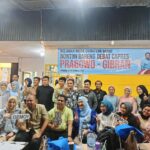 Relawan Muda Prabowo-Gibran Sumbar Heboh Nobar  Debat Capres 2024