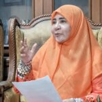 Silaturahmi dan Dialog, Hj Nevi tantang PWI Basawah Pokok Murah