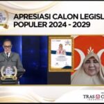 Hj. Nevi Zuairina Raih Penghargaan Calon Legislatif Populer 2024-2029