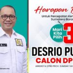 Desrio Putra Calon DPD RI yang Kerja Nyata untuk Sumbar Terbukti