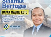 Masril Koto di Angkat Jadi Komisaris PT. Garam