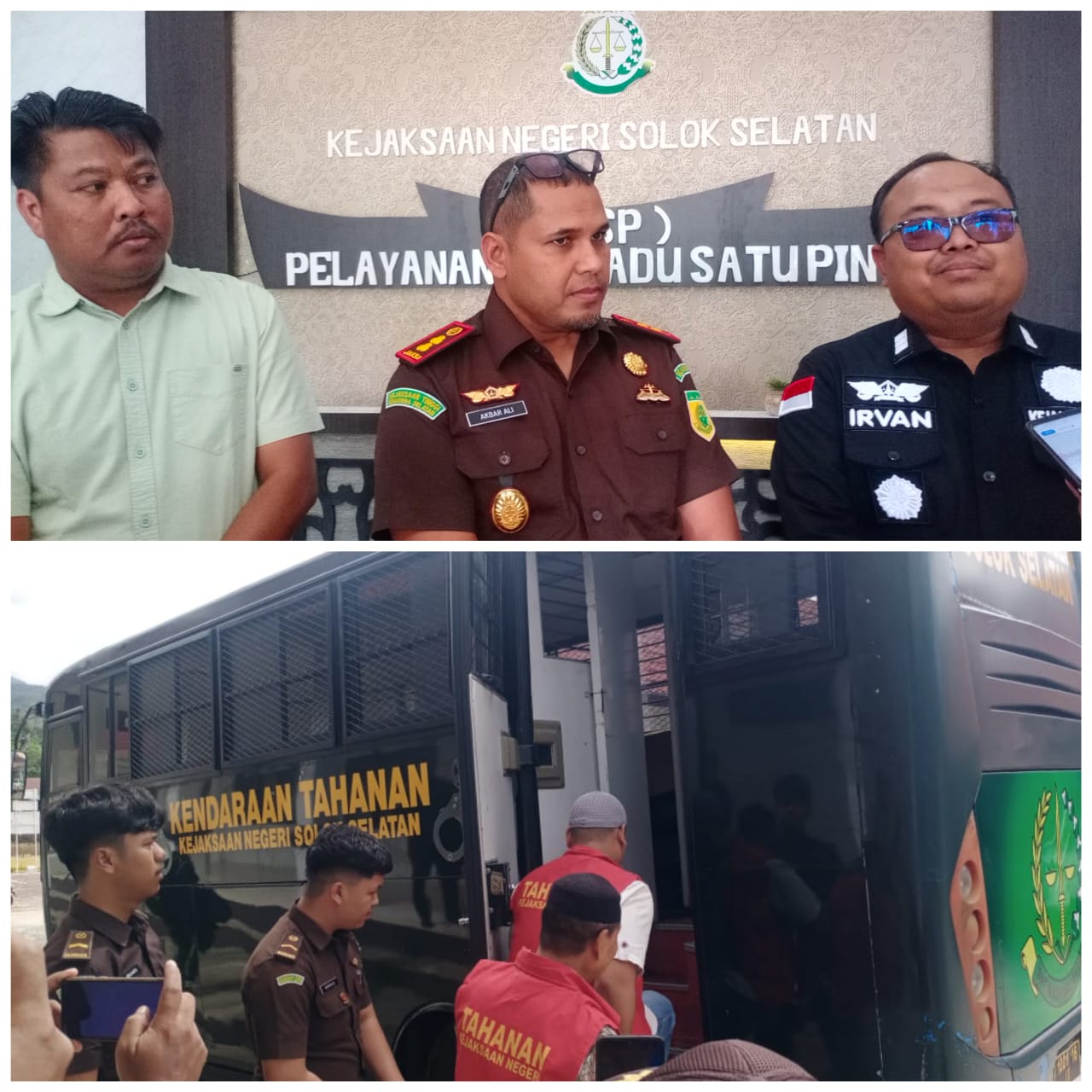 enam-tersangka-kasus-bkan-sungai-pagu-tahap-2,-penyidik-tipikor-kajari-solok-selatan-serahkan-ke-jpu