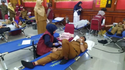 Pemko Pariaman Adakan Kegiatan Donor Darah