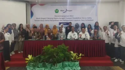 bank-nagari-gandeng-yayasan-pendidikan-bung-hatta,-sekolah-islam-al-azhar-manfaatkan-nagari-portal-payment