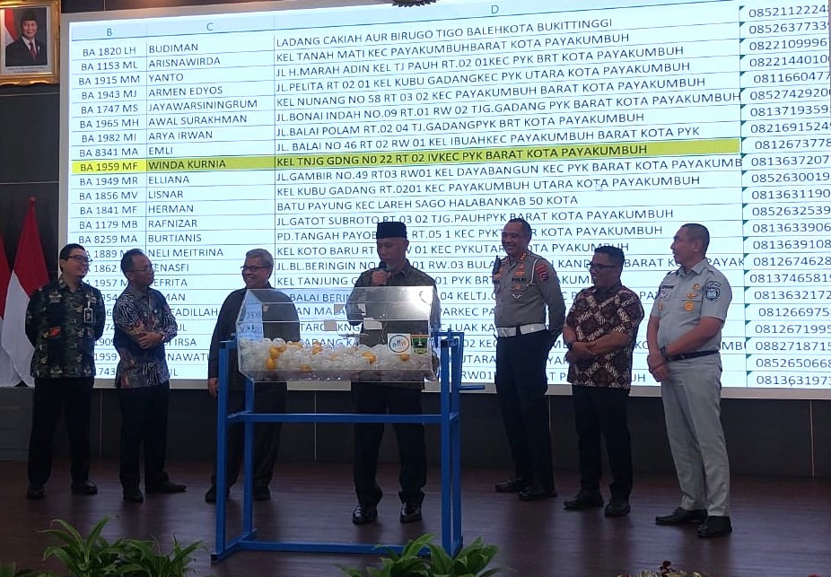 high-level-meeting-dan-gebyar-pajak,-pemprov sumbar-berikan-hadiah-umrah-untuk-4-wajib-pajak