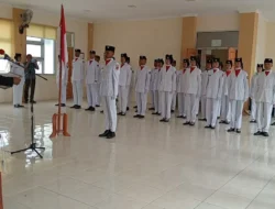 35 Anggota Paskibra Tilatang Kamang Resmi Sandang Amanah Baru