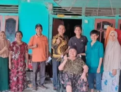 Baznas Sijunjung Aktif Bantu Warga dengan Kursi Roda, Biaya Hidup