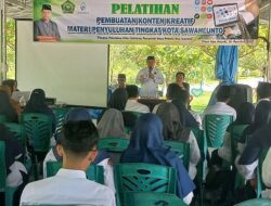 Kemenag Sawahlunto Latih Penyuluh Agama Ciptakan Konten Kreatif