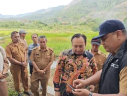 Rahmat Saleh Perjuangkan Krisis Air Pertankan di Junjung Sirih Solok