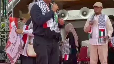 Anggota DPD RI Muslim M. Yatim Hadiri Aksi Bela Palestina dan Konser Amal Bersama Wali Band di Sumatera Barat