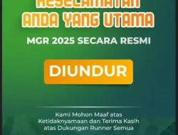 Minang Geopark Run 2025 Resmi Diundur
