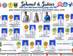 SMK Semen Padang Ukir Prestasi, 52 Persen Siswa Lolos PTN Jalur SNBP