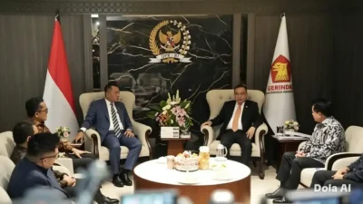 ‎Dony Oskaria dan Dasco Bahas Buyback Saham BUMN di Tengah Tekanan Pasar Global