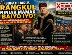 Jalan Tol Dinilai Jadi Peluang Emas, Febby Dt Bangso Kayo: Tanah Datar Jangan Sampai Kehilangan Momentum
