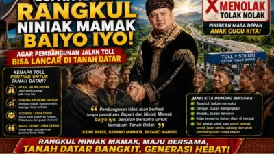 Jalan Tol Dinilai Jadi Peluang Emas, Febby Dt Bangso Kayo: Tanah Datar Jangan Sampai Kehilangan Momentum