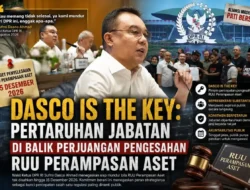 Dasco Is The Key: Pertaruhan Jabatan di Balik Perjuangan Pengesahan RUU Perampasan Aset
