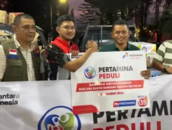 Pertamina Patraniaga dan Hiswana Turun Langsung Bantu Warga Terdampak Banjir Bandang