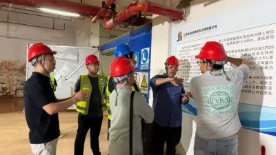 LPJK Indonesia Kunjungi Proyek Perbaikan Gedung Miring 5,52 Persen di Wuzhou, Guangxi